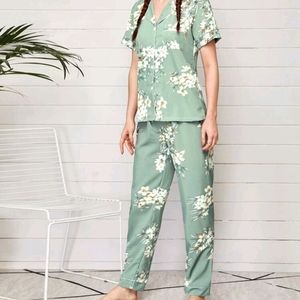 SHEIN pajama set - sage green - XL